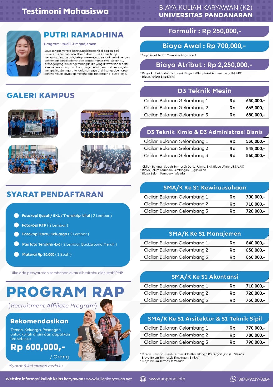 Brosur Belakang